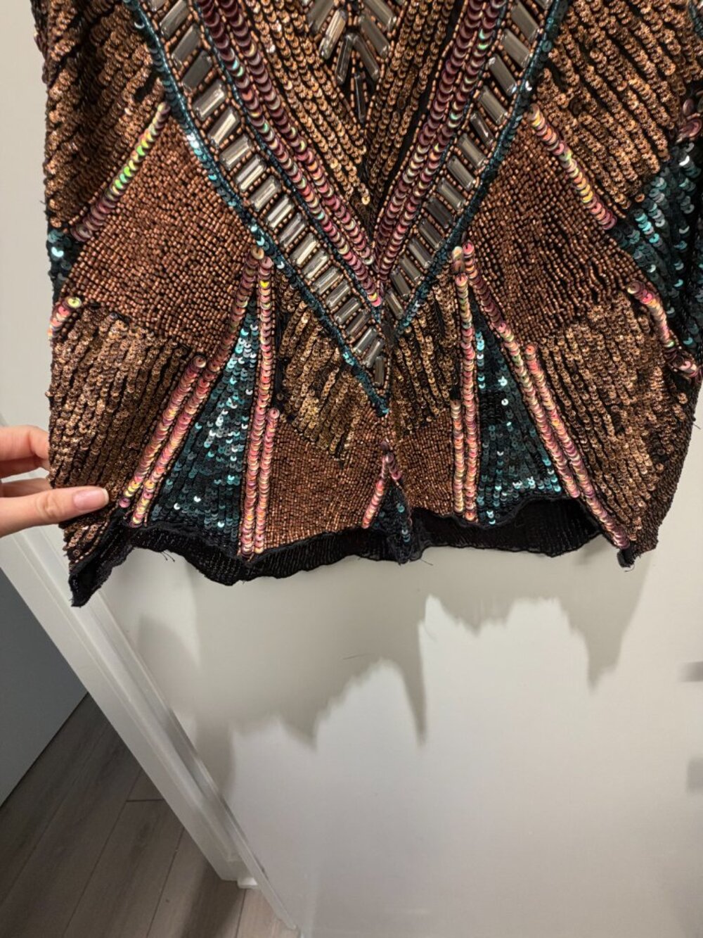 Beaded Art Deco Dress - Picture 2 of 3